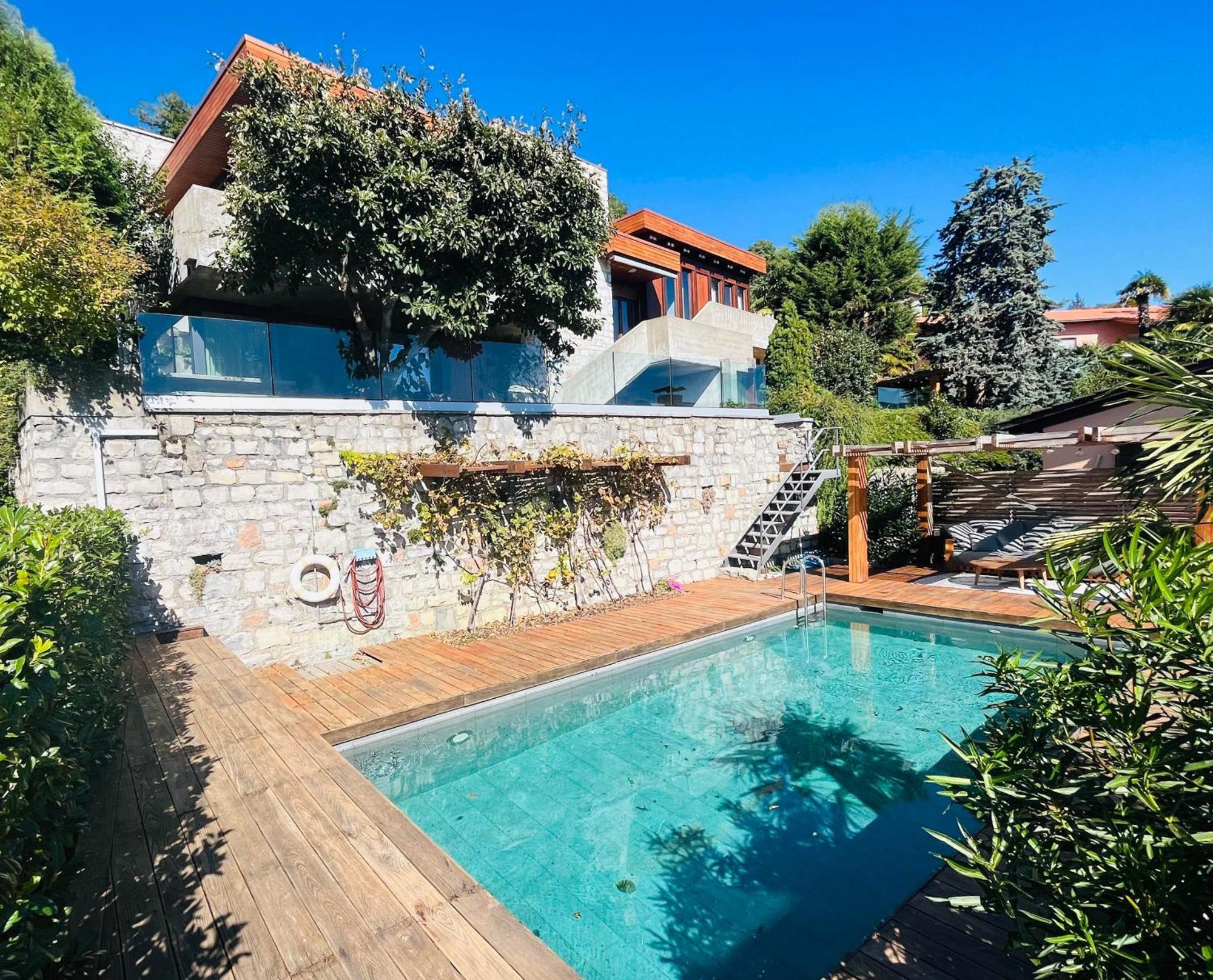 Family Suite With Garden And Amaizing View To Lugano Cademario Esterno foto